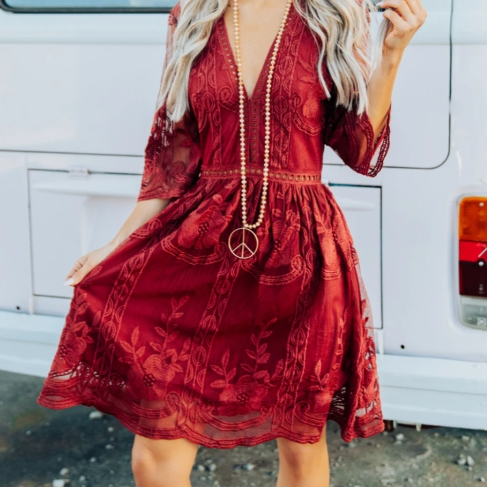 Southern Fried Chic Boutique Lace Dress